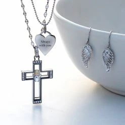 Buy ⭐ Origami Owl "I Am Not Alone" Guardian Angel Charm ⭐ -Thinkgoodness Shop CH2032 IN1025 ER2127 LK1074 SD