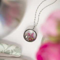 Buy ⌛ Origami Owl Orchid Charm 🎉 -Thinkgoodness Shop CH4187 CH1139 SD1