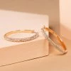 Budget 🧨 Origami Owl 35mm Crystal Pave Hoop Earrings 😉 -Thinkgoodness Shop ER1060 2