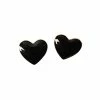Best reviews of 😀 Origami Owl Gold + Black Enamel Hearts Stud Earrings ❤️ -Thinkgoodness Shop ER3082 1