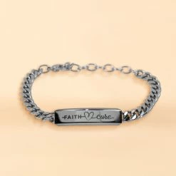 Deals 😀 Origami Owl Faith, Love, Cure Kindney Awareness ID Bracelet 😉 -Thinkgoodness Shop Kidney ID Bracelet SILVER