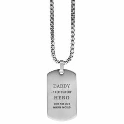 Brand new 😀 Origami Owl Dad Brushed Tag Necklace 🥰 -Thinkgoodness Shop NL9024 2