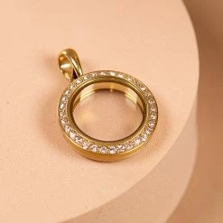 Cheapest 👏 Origami Owl Gold Quartz Crystal Living Locket ⭐