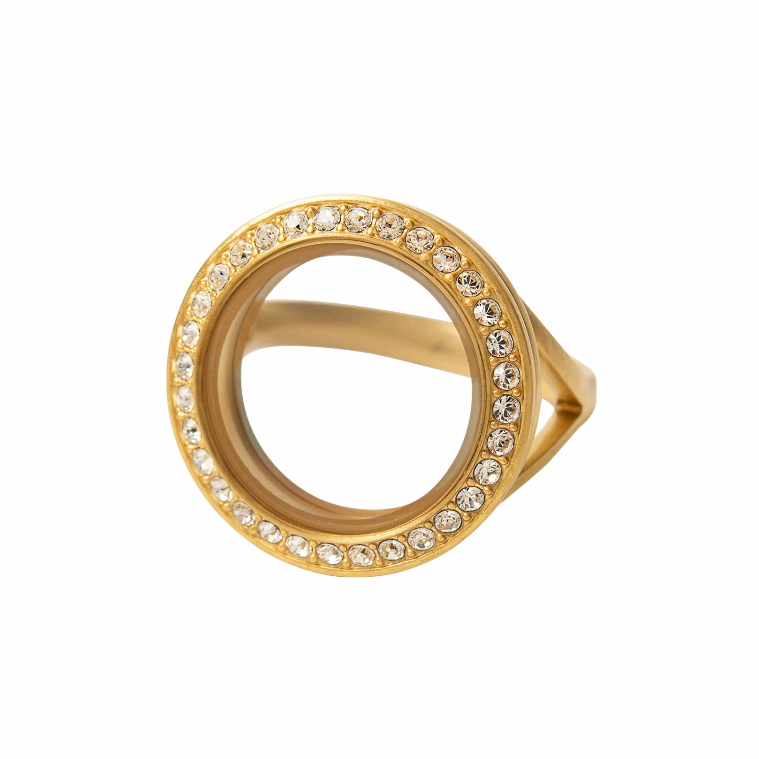 Outlet ๐คฉ Origami Owl Petite Living Locket Ring - Clear Crystals ๐ 4 Outlet ๐คฉ Origami Owl Petite Living Locket Ring - Clear Crystals ๐ - Image 2