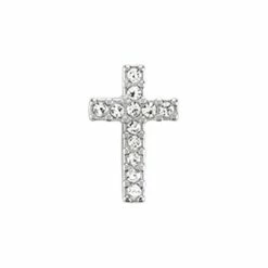 Budget 😍 Origami Owl Crystal Silver Cross Charm 😉