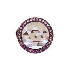 Promo ๐คฉ Origami Owl Lilac Shadow Chocolate Prism Living Locket Ring ๐