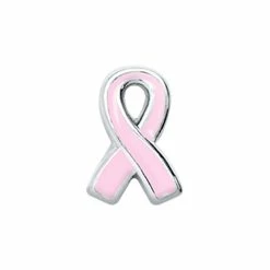 Wholesale 🤩 Origami Owl Breast Cancer Awareness Ribbon Charm 😀