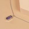 New 🌟 Origami Owl "Intuition" Amethyst Capsule Locket Necklace 😍 -Thinkgoodness Shop ccqaqqottzqgrifjfjbk