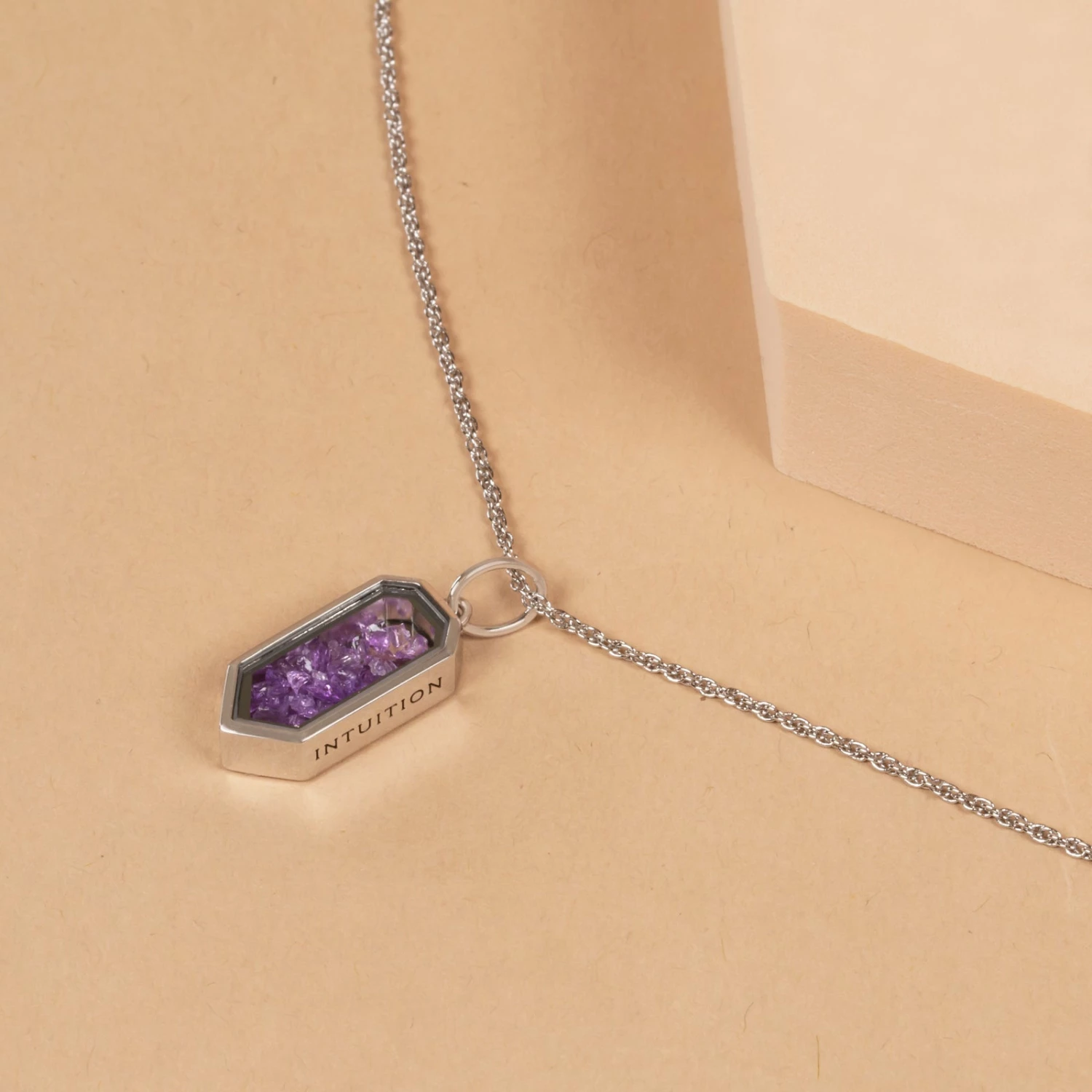 New π Origami Owl "Intuition" Amethyst Capsule Locket Necklace π 3 New π Origami Owl "Intuition" Amethyst Capsule Locket Necklace π