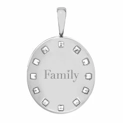 Hot Sale ❤️ Origami Owl "Family" Oval Living Locket with Crystals ⭐