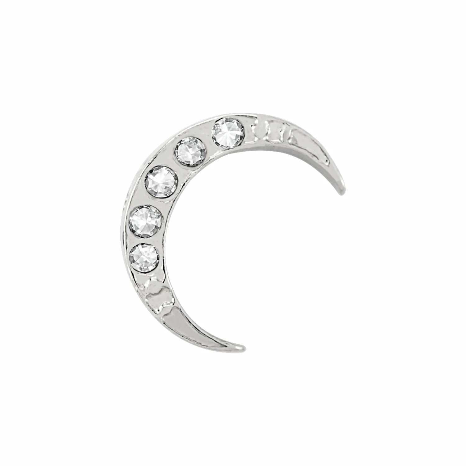 Best Sale π Origami Owl Silver Moon with Crystals Charm π 3 Best Sale π Origami Owl Silver Moon with Crystals Charm π