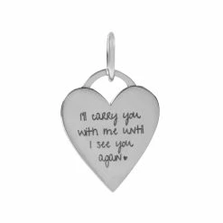 Best Pirce ๐ Origami Owl "I'll Carry You" Heart Pendant ๐คฉ