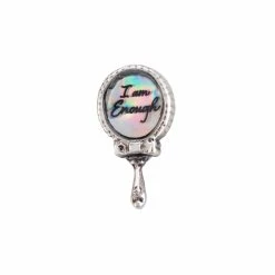 Best Pirce 🎁 Origami Owl Silver "I am enough" Mirror Charm ⭐