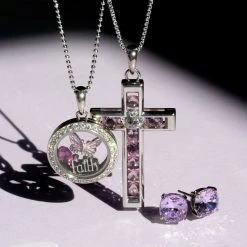 Flash Sale ❤️ Origami Owl Birthstone Cross Locket 💯 -Thinkgoodness Shop g7qcd700kksbbchtw8iq