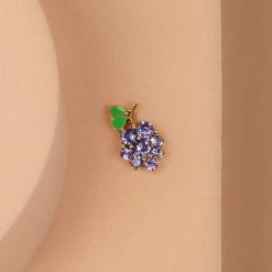 Best Sale 🎁 Origami Owl Grapes Crystal Charm 😍