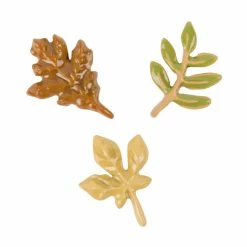 Outlet ❤️ Origami Owl Muted Fall Leaves Charms - Set of 3 🛒