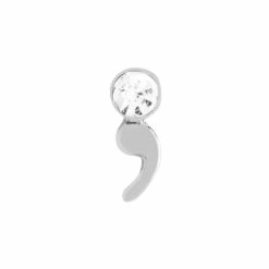 Wholesale 👏 Origami Owl Silver Semicolon Charm ❤️