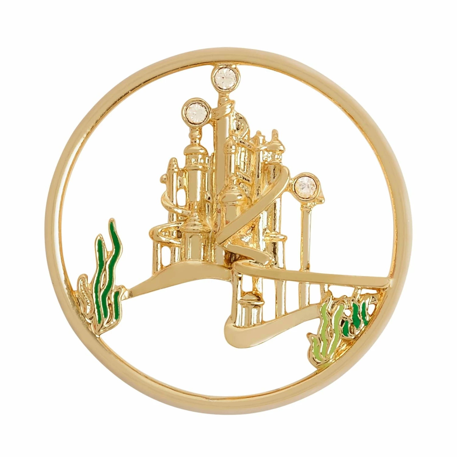 Brand new 🎁 Origami Owl Disney Underwater Castle Window Plate 😀 3 Brand new 🎁 Origami Owl Disney Underwater Castle Window Plate 😀