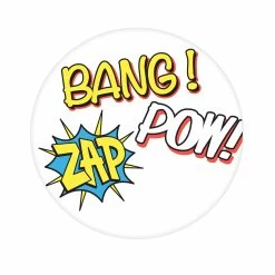Cheapest 🥰 Origami Owl Justice League "Bang! Zap Pow!" Plate 😀