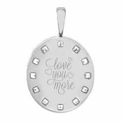 Cheapest ❤️ Origami Owl "Love You More" Oval Living Locket with Crystals 🔔
