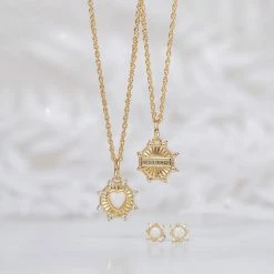 New 🎉 Origami Owl "Resilience" Opal Heart Pendant Necklace ✨