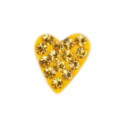 Buy ๐ Origami Owl Disney Yellow Heart Sparkle Charm ๐งจ