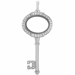 Deals ✨ Origami Owl Silver Modern Key Convertible Living Locket ⭐