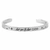 New 😉 Origami Owl "Let Go and Let God" Bangle Bracelet ✔️