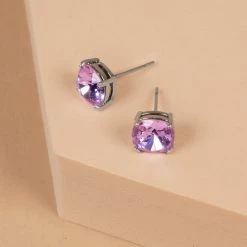 Wholesale 😉 Origami Owl Violet Mini Clara Stud Earrings 🧨