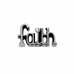 Buy 🧨 Origami Owl Silver Faith Charm 😉