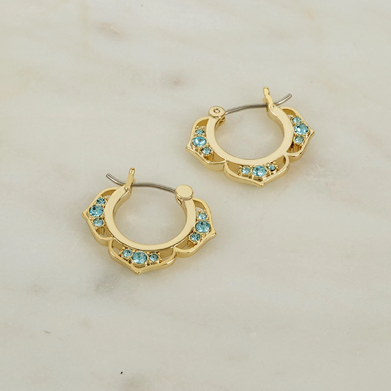 Top 10 ๐ Origami Owl Disney Gold Mini Hoop Earrings with Aqua Crystals ๐คฉ 8 Top 10 ๐ Origami Owl Disney Gold Mini Hoop Earrings with Aqua Crystals ๐คฉ - Image 6