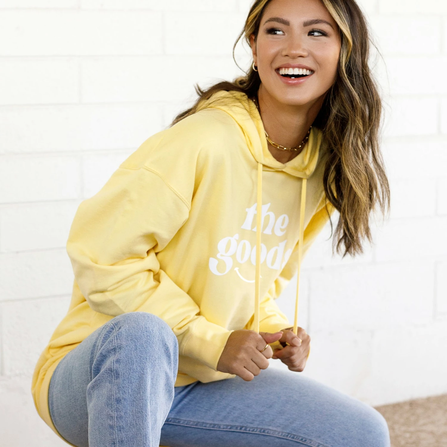 Budget π Think Goodness The Goods Yellow Hoodie π 6 Budget π Think Goodness The Goods Yellow Hoodie π - Image 5