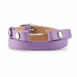 Buy ✨ Origami Owl Lavender Genuine Leather Wrap Bracelet ⌛