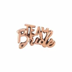 Best Sale 🥰 Origami Owl Rose Gold "Team Bride" Charm 🎁