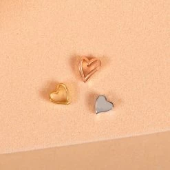 Best deal ⌛ Origami Owl Mixed Metal Heart Charms- Set of 3 😍