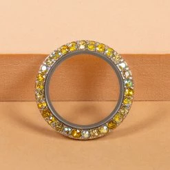 New ๐ฏ Origami Owl Sunshine Crystal Twist Living Locket Face ๐