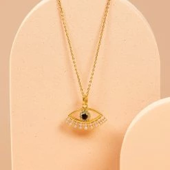 Best deal 🎁 Origami Owl "I Am Protected" CZ Evil Eye Necklace 🧨