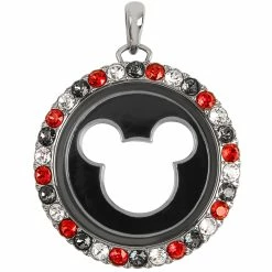 Outlet 🔔 Origami Owl Disney Silver Pave Crystal + Black Mickey Mouse Window Shelf 😍 -Thinkgoodness Shop qutytzwpmmgbsf4ens3a