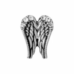 Best deal 🧨 Origami Owl Silver Wings With Crystal Charm 🎉