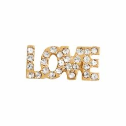 Discount 🔥 Origami Owl Gold Pave "LOVE" Charm 🎉