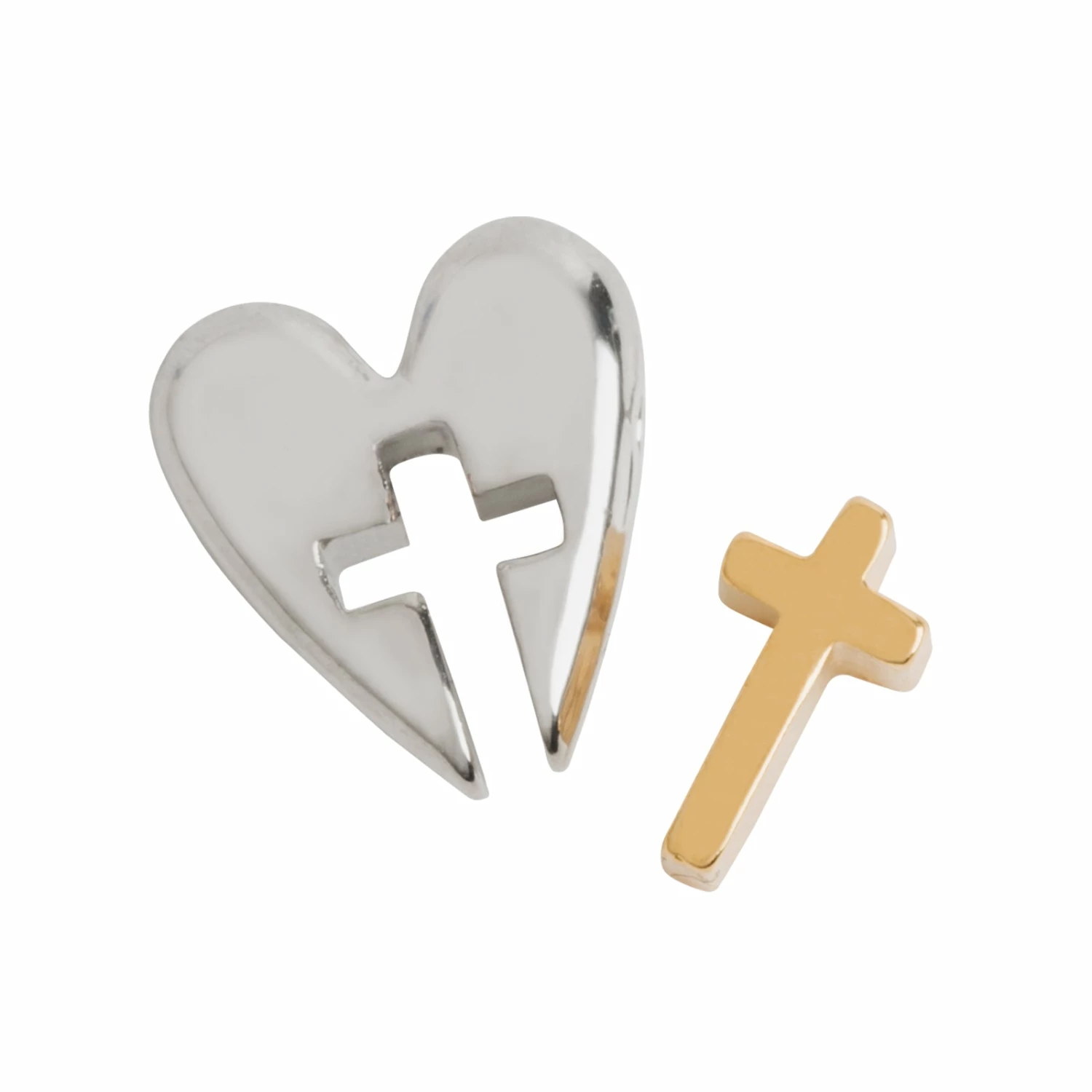 Outlet ๐ Origami Owl Silver + Gold Two Piece Cross Charm โค๏ธ 4 Outlet ๐ Origami Owl Silver + Gold Two Piece Cross Charm โค๏ธ - Image 2