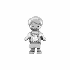 Best Sale 🎉 Origami Owl Silver Boy with Crystal Charm 🔔