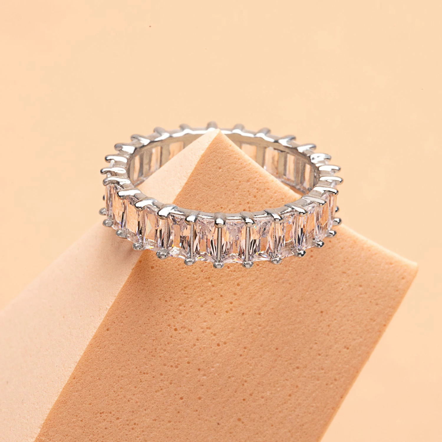 Flash Sale โ๏ธ Origami Owl "Spread Love" Crystal Baguette Ring ๐ 3 Flash Sale โ๏ธ Origami Owl "Spread Love" Crystal Baguette Ring ๐