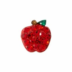 Buy ⌛ Origami Owl Red Apple Sparkle Charm 🧨