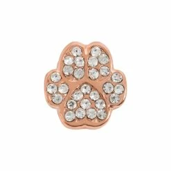 Cheapest ๐ Origami Owl Rose Gold + Crystal Paw โ Watch Band Charm ๐