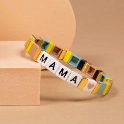 Coupon 🧨 Origami Owl "MAMA" Multi Color Tile Bracelet 🌟