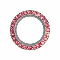 Budget 😀 Origami Owl Medium Silver Twist Living Locket Face with Royal Red Delite Crystals 😉