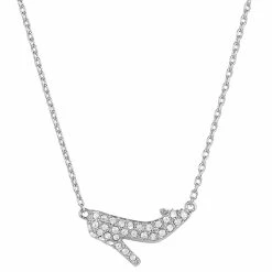 Wholesale 😀 Origami Owl Disney Silver Cinderella Pave Slipper CZ Necklace 😀