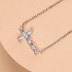 Coupon ๐ Origami Owl "He Carries Me" CZ Cross Necklace ๐