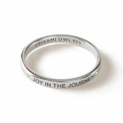 Cheapest 🎁 Origami Owl "Joy in the Journey" CZ Stackable Ring ⌛
